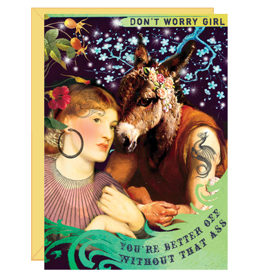 Greeting Card - Jack Ass Greeting Card - Jack Ass